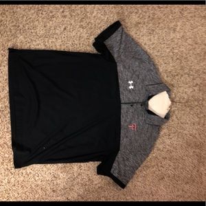 Texas tech static charge Under Armor button shirt
